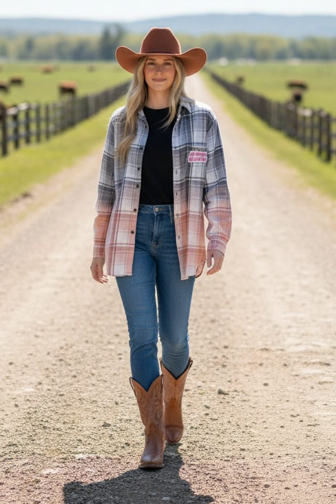 Less Honkin’ More Tonkin’ Flannel