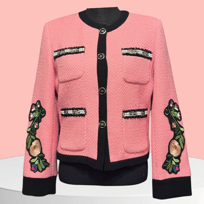 Pink Tweed Blazer