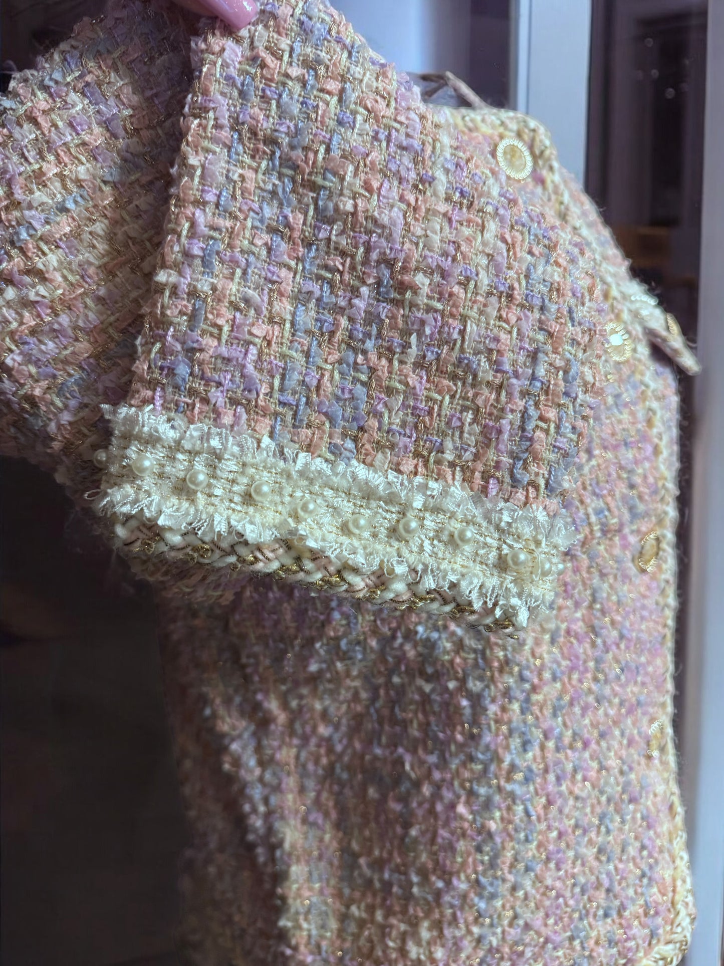 Pink Tweed Jacket