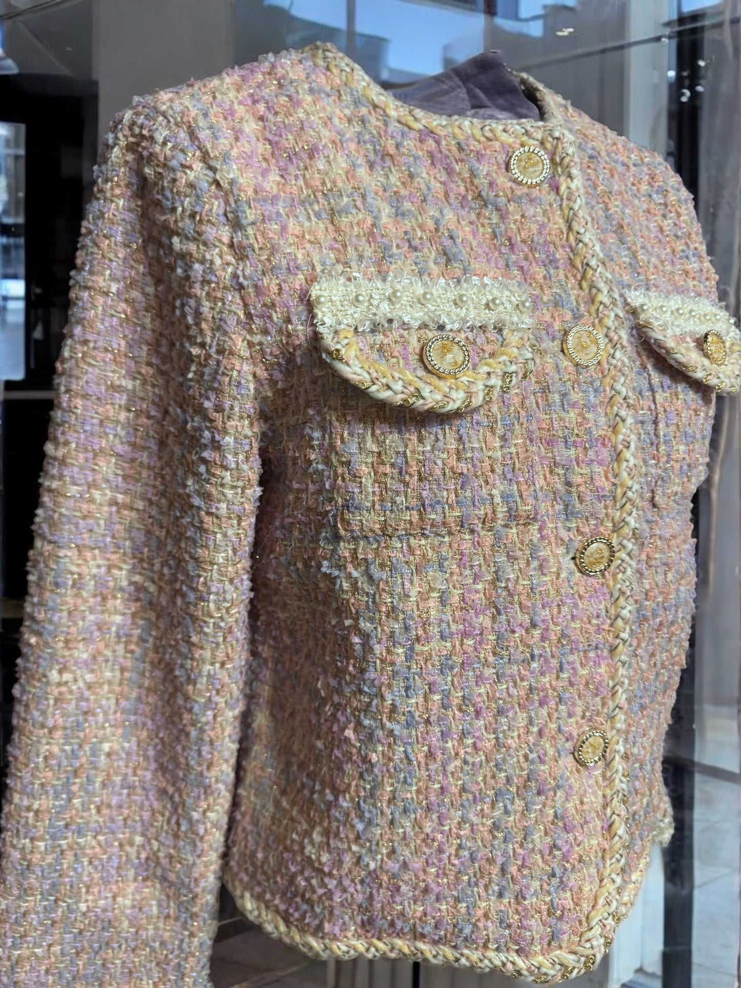 Pink Tweed Jacket