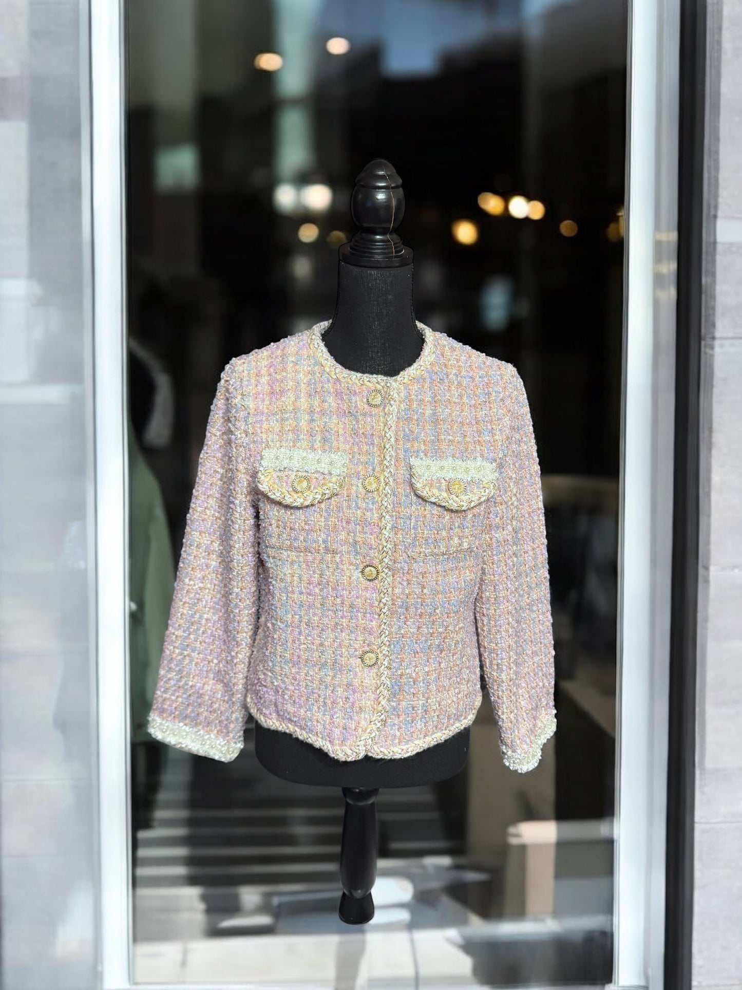 Pink Tweed Jacket