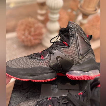 Nike Lebron 19 Black Red Basketball Shoes