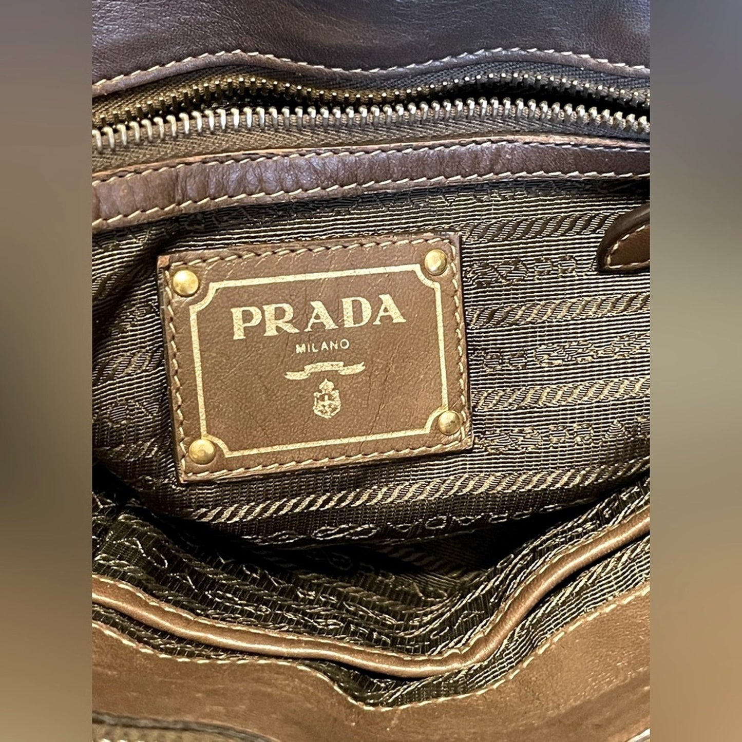 🔥PRADA Gaufre Teal blue Nylon and Leather Bag